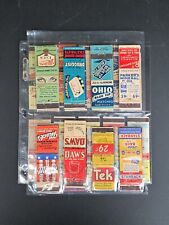 32 Vintage Assorted Business & Product Advertising Matchbook Covers picture