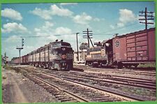 Train Locomotive Vintage Postcard New York Central 1053 picture