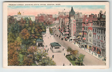 Postcard Tremont Street Boston, MA picture