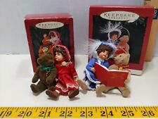 Hallmark Keepsake Beverly Julianne & Teddy Ornament Special Edition set of 2 picture