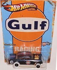 '55 Chevy Bel Air Gasser Custom Hot Wheels GULF Racing Series w/ Real Riders picture