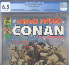 PRIMO:  SAVAGE SWORD OF CONAN #1 Boris cover Red Sonja 1974 Marvel 6.5 FN+ CGC picture