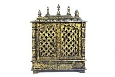 Antique Finish Heritage Worship Engraved Solid Natural Wood Holy Temple Handmade picture