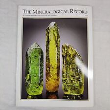 The Mineralogical Record: Nov / Dec 2009 Volume 40 No. 6 Gemology Magazine picture