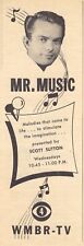 1955 WMBR JACKSONVILLE,FLORIDA TV AD ~ MR. MUSIC SCOTT SUTTON picture