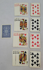 VINTAGE ~ Standard Deck Playing Cards ~ INVINCIBLE by Western Pub.  ~ Complete picture