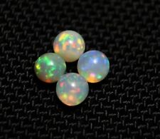 Opal Crystal Ball 4pc Lot Balls Neon Spheres Natural Ethiopian Welo Fire Opal. picture