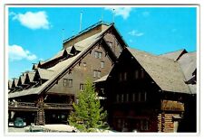 Old Faithful Inn Yellowstone National Park Unused Vintage 4x6 Postcard EB312 b picture