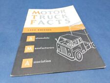 Vintage Car Auto Dealer Literature 1960 Motor Truck Facts AMA Magazine picture