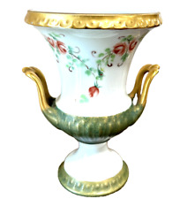 Bareuther Bavarian Porcelain Hand Painted Urn Vase c.1969 OOAK ~ Gorgeous picture