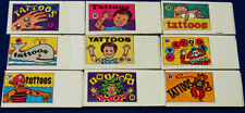 UNUSUAL SET OF (9) OLD CRACKER JACK POP CORN CONFECTION TOY TATTOO PRIZE BOOKS picture