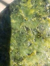 Beautiful Natural Gem Serpentine Specimen W/ Glossy Lime Green Color picture