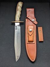 Very Rare Used Antler/Stag Randall Made Knives Model 1-8 With Finger grooves picture