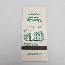 Vintage Matchcover Donnelly Funeral Home St Louis Missouri picture