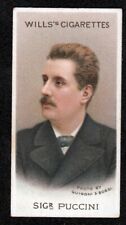 Vintage 1911 Music Card of Italian Composer GIACOMO PUCCINI picture