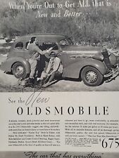 1935 Oldsmobile Automobile Fortune Magazine Print Advertising Fishing picture