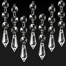 30pc Hanging Crystals for Centerpieces Acrylic Chandelier Replacement Gar picture