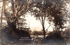 Real Photo Postcard Chairback Mountain from shore of Silver Lake, Maine~2268 picture