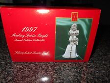 MADISON AVENUE CHRISTMAS 1997 SILVER PLATED SANTA BELL  Making Spirits Bright picture