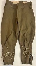 Army Military Corduroy Artillery Breeches Trousers Customized Circa 1900s picture