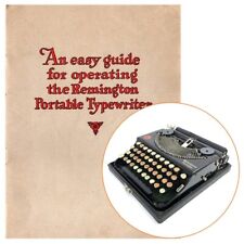 Remington No.1 Portable Typewriter Instruction Manual User Repro Antique Vtg picture