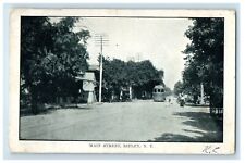 1907 Main Street View Trolley Ripley New York NY Posted Antique Postcard picture