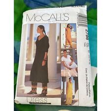 Vintage 2000 sewing pattern, McCall's no 2796, dress, petite miss, size 12-14-16 picture
