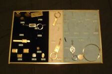 Vintage salesman sample jewelers Anson Key chain money holder studs bracelet picture