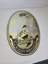Vintage Rare SCHLITZ Mirror Bar Advertising Alcohol Sign 1972 On Draught, Read picture