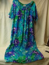 VTG PARADISE HAWAII DRESS MADE IN HONOLULU - WOMEN'S SIZE LARGE picture