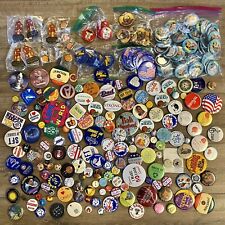 Pins Pinback Buttons Vintage Modern Mixed Wholesale Lot Badges Politics School picture