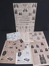 Opera Field & Marine Glasses Vintage Cut Paper Advertising Ephemera Lot (18 pcs) picture