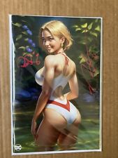 Gnorts Illustrated Swimsuit Edition #1 Will Jack virgin variant 2X SIGNED picture
