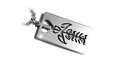 I Love Jesus Christian Stainless Steel Laser Cut Necklaces - WITNESS JEWELRY picture