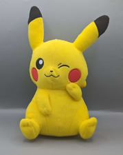 Pokemon Focus Banpresto 2018 Female Pikachu Large Plush Toy Doll Japan - Tags picture