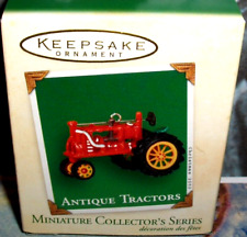 Antique Tractors`2002`Miniature-Around The House And Barn,Hallmark Ornament--NOS picture