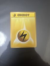 Lightning Energy Base Set 1996 Japanese Pokemon Card US SELLER picture