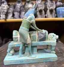 RARE ANCIENT EGYPTIAN ANTIQUIES Statue Of Anubis Mummification Mummy EGYPTIAN BC picture