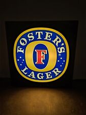 FOSTER'S LAGER BEER SIGN LIGHTED VINTAGE 1986 ADVERTISING SIGN 18