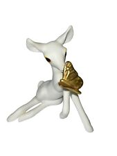 Vintage Deer Gold Figurine by Freeman for George Good White picture