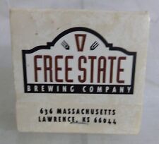 Vintage Matchbook Unstruck - Free State Brewing Company - Lawrence Kansas picture