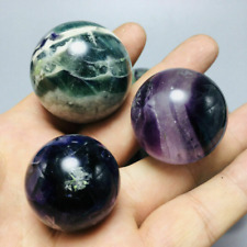 1000g Natural Colorful Fluorite Crystal Ball Point Healing Reiki Healing 10~15pc picture
