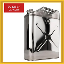 Swiss Link 6002 Stainless Steel Silver 20 Liter Water Can 5 Gallon Capacity picture