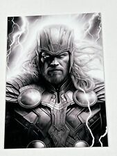 Thor Marvel Signed By Michael Jacobs Original Art 1/1 Custom Card picture
