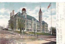  Postcard Fall River High School MA 1906 picture