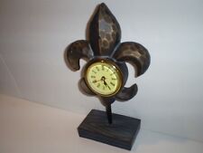 Beautiful Vintage Le Fleur-de-Lis Desk Clock picture