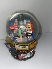Bloomingdales Broadway Musical 2001 Snow Globe - Times Square, Twin Towers picture