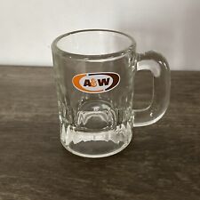 Vintage A&W Root Beer Mini Mug Oval Logo Original Authentic 3 1/4” Tall VGC picture