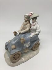 KPM Arnart Conte 1985 Vintage Figurine Sunday Drive Man And Woman In Car picture