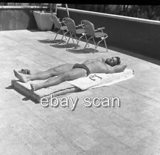 STEVE REEVES MR AMERICA HERCULES BARECHESTED BEEFCAKE SUNNING  8X10 PHOTO   183 picture